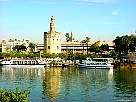 Foto de SEVILLA - TORRE DEL ORO Y RIO GUADALQUIVIR
